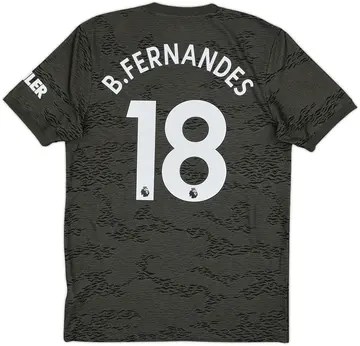 2020-21 Manchester United Away Shirt B.Fernandes #18 - 10/10 - (M)