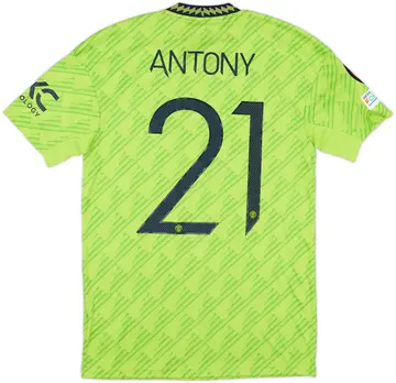 2022-23 Manchester United Third Shirt Antony #21 (S)