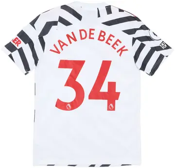 2020-21 Manchester United Third Shirt Van de Beek #34 (S)