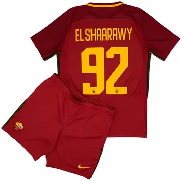 2017-18 Roma Authentic Home Shirt & Shorts El Shaarawy #92 - 10/10 - (M)