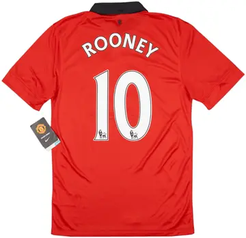 2013-14 Manchester United Home Shirt Rooney #10 (S)