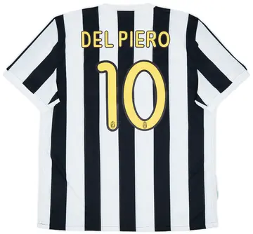 2009-10 Juventus Home Shirt Del Piero #10 (XL)