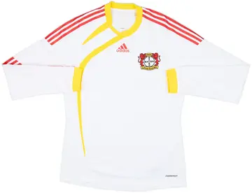 2009-10 Bayer Leverkusen Player Issue Away L/S Shirt - 10/10 - (M)