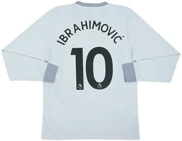 2017-18 Manchester United Third L/S Shirt Ibrahimovic #10 - 10/10 - (M)