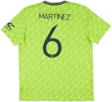 2022-23 Manchester United Third Shirt Martinez #6 - 10/10 - (XL)