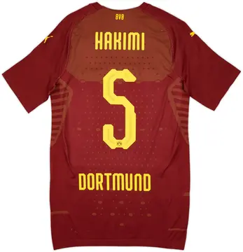 2018-19 Borussia Dortmund Authentic Third Shirt Hakimi #5 (XL)
