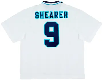 1995-97 England Home Shirt Shearer #9 - 10/10 - (XXL)