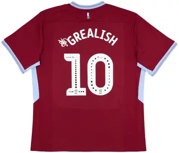 2018-19 Aston Villa Home Shirt Grealish #10 - 10/10 - (XXL)