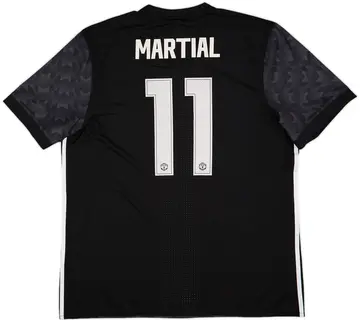 2017-18 Manchester United Authentic Away Shirt Martial #11 (XXL)