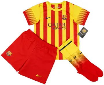 2013-15 Barcelona Away Full Kit Messi #10 (5-6 Years)