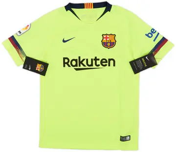 2018-19 Barcelona Away Shirt (M.Boys)