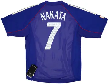 2002-04 Japan Player Issue Home Shirt Nakata #7 (L)