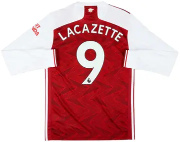 2020-21 Arsenal Home L/S Shirt Lacazette #9 (S)