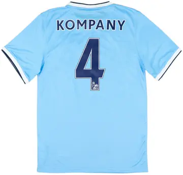 2013-14 Manchester City Home Shirt Kompany #4 (S)