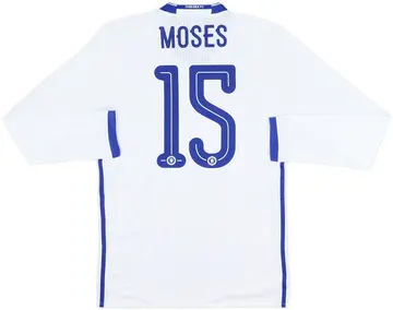 2016-17 Chelsea Player Issue Third L/S Shirt Moses #15 (M)