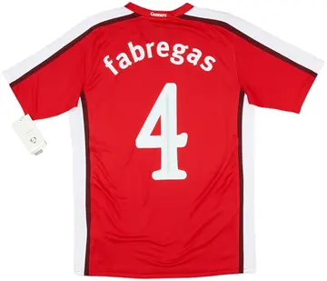 2008-10 Arsenal Home Shirt Fabregas #4 (XL.Boys)