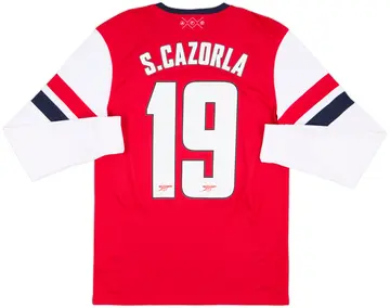 2012-14 Arsenal Home L/S Shirt S.Cazorla #19 (S)