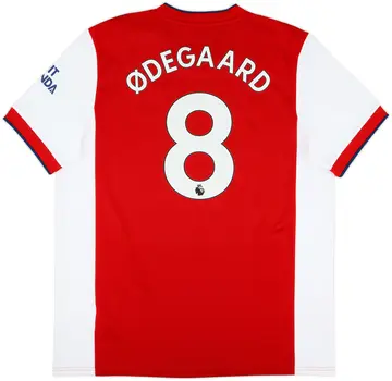 2021-22 Arsenal Home Shirt Odegaard #8 (XL)