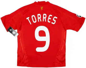2008-10 Liverpool Home Shirt Torres #9 (M.Boys)