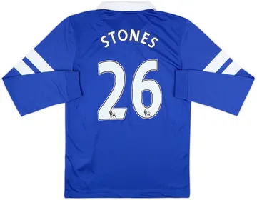 2013-14 Everton Home L/S Shirt Stones #26 (S)