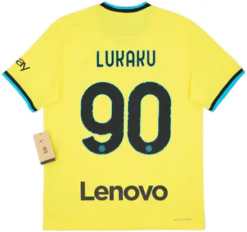 2022-23 Inter Milan Authentic Third Shirt Lukaku #90 (L)