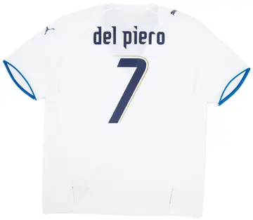 2006 Italy Away Shirt Del Piero #7 (XXL)