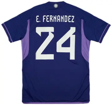 2022-23 Argentina Away 'vs Poland' Shirt E.Fernandez #24 (L)