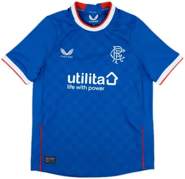 2022-23 Rangers Home Shirt - 10/10 - (L.Boys)