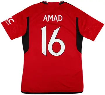 2023-24 Manchester United Home Shirt Amad #16 - 10/10 - (M)