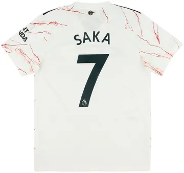 2020-21 Arsenal Away Shirt Saka #7 - 10/10 - (M)