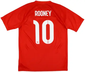 2014-15 England Away Shirt Rooney #10 - 10/10 - (M)