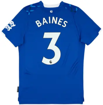 2019-20 Everton Home Shirt Baines #3 - 10/10 - (S)