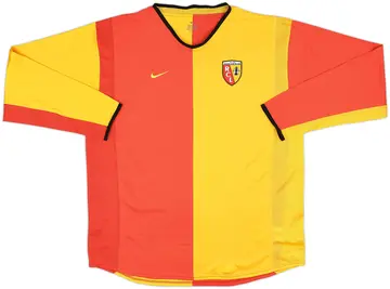 2001-02 Lens Player Issue Home L/S Shirt - 10/10 - (M)