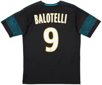 2018-19 Olympique Marseille Away Shirt Balotelli #9 - 10/10 - (S)