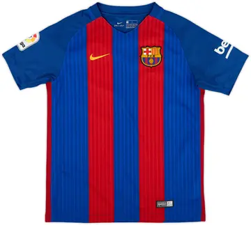 2016-17 Barcelona Home Shirt - 10/10 - (M.Boys)