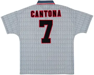 1995-96 Manchester United Away Shirt Cantona #7 - 10/10 - (XL)