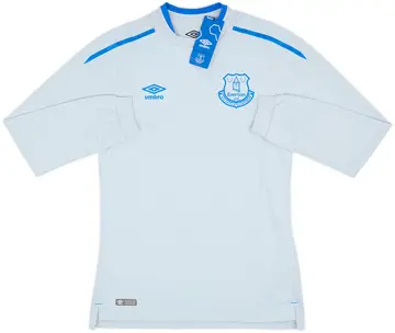 2017-18 Everton Away L/S Shirt (S)