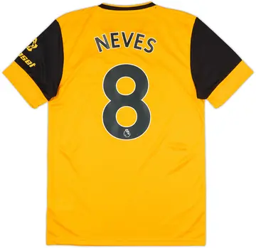 2020-21 Wolves Home Shirt Neves #8 - 10/10 - (S)