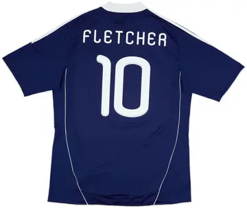 2010-11 Scotland Home Shirt Fletcher #10 - 10/10 - (XL)