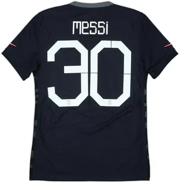 2021-22 Paris Saint-Germain Authentic Third Shirt Messi #30 - 10/10 - (S)