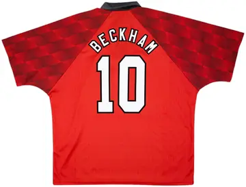 1996-98 Manchester United Home Shirt Beckham #10 - 10/10 - (XXL)
