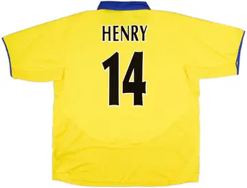 2003-05 Arsenal Away Shirt Henry #14 (XXL)