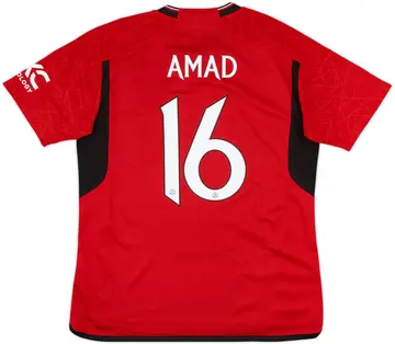 2023-24 Manchester United Home Shirt Amad #16 - 10/10 - (L)