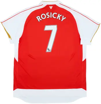 2015-16 Arsenal Home Shirt Rosicky #7 (XXL)