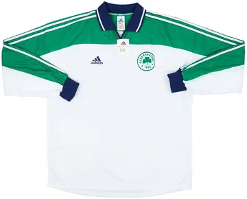 2000-01 Panathinaikos Player Issue Away L/S Shirt (XL)