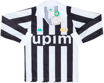 1991-92 Juventus Basic Home L/S Shirt (L.Boys)