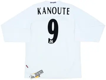 2004-05 Tottenham Home L/S Shirt Kanoute #9 (3XL)