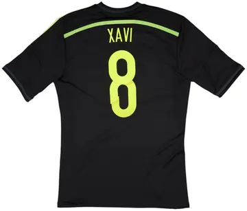 2013-15 Spain Away Shirt Xavi #8 (L)