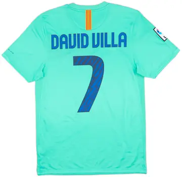 2010-11 Barcelona Away Shirt David Villa #7 (S)