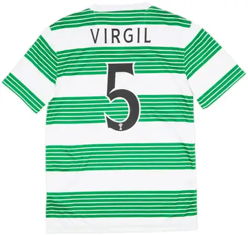 2013-15 Celtic Home Shirt Virgil #5 (S)